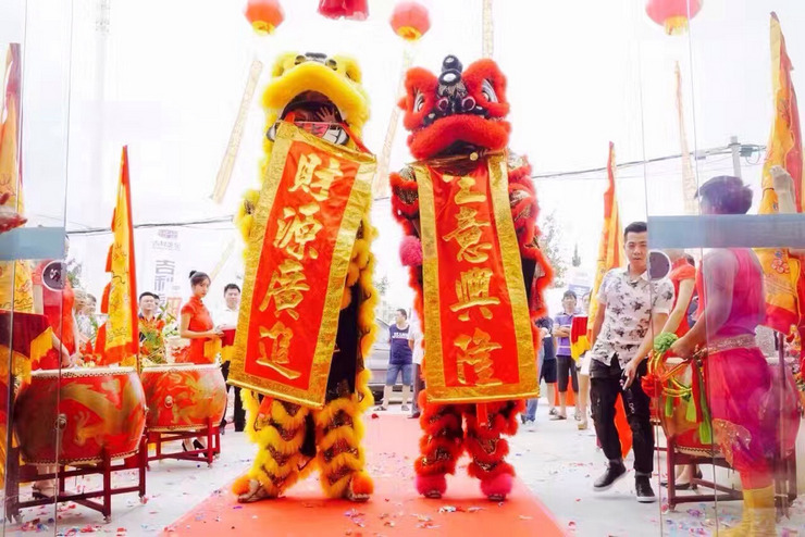 廈門慶典公司舞獅點(diǎn)睛